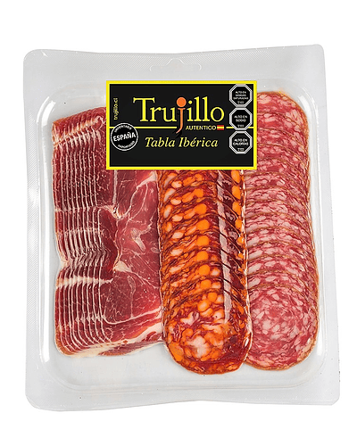 Tabla Ibérica Trujillo - 120 g. (Jamón Ibérico - Chorizo Ibérico - Salchichón Ibérico)