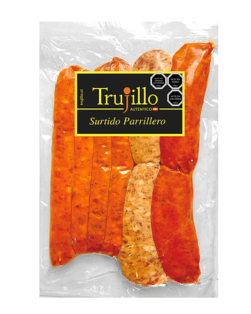 Surtido Parrillero Trujillo - 500 g. (Chorizo Riojano, Longaniza Parrillera, Chistorra).