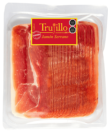 Jamón Serrano Trujillo Et. Roja - 500 g.