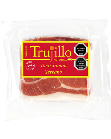 Taco Jamón Serrano Trujillo Et. Roja - 350 g.