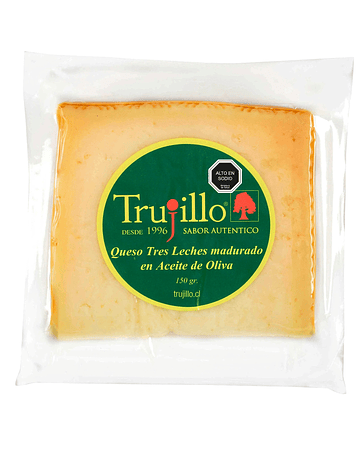  Queso Tres Leches madurado en aceite de oliva Trujillo - Cuña 150 g.