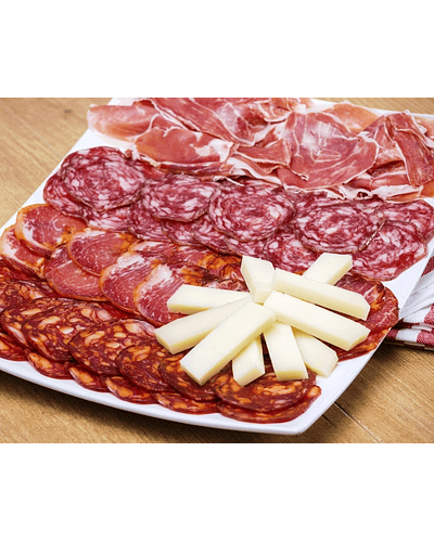 Tabla Serrana Trujillo - 120 g. (Chorizo Vela - Salame - Jamón Serrano)
