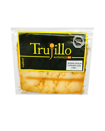 Queso de Oveja con Chili Trujillo - Cuña 180 g.