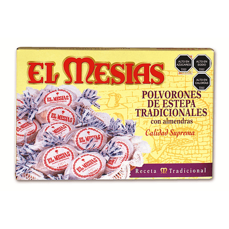 El Mesías Polvorones de Almendra - 400 g.
