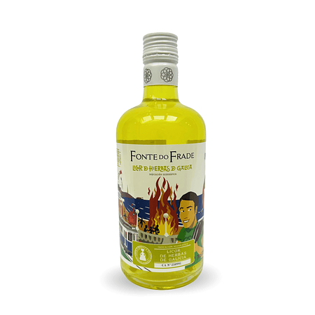 Licor de Hierbas Fonte Do Frade - 700 ml.