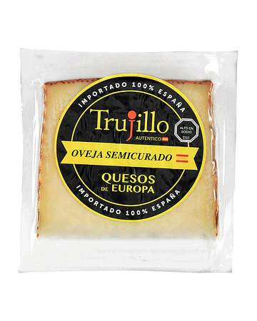 Queso Oveja Semicurado (3-6M) Trujillo - Cuña 150 g.
