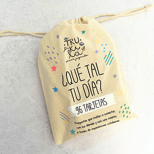 ¿Qué tal tu día? – Set de 96 tarjetas con preguntas del día a día – para abrir conversaciones