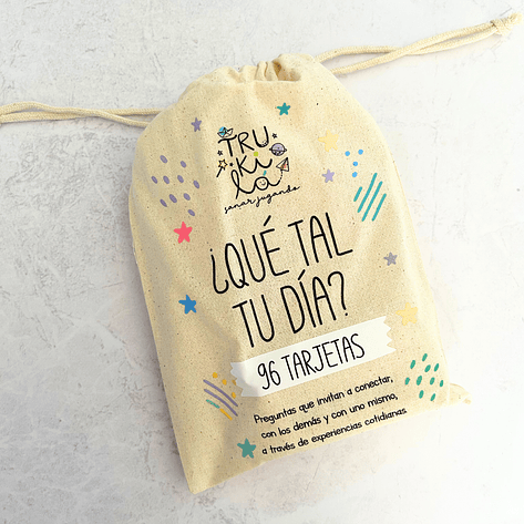 ¿Qué tal tu día? – Set de 96 tarjetas con preguntas del día a día – para abrir conversaciones 1