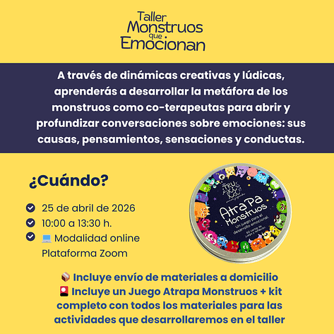 TALLER ONLINE | Monstruos que Emocionan 2