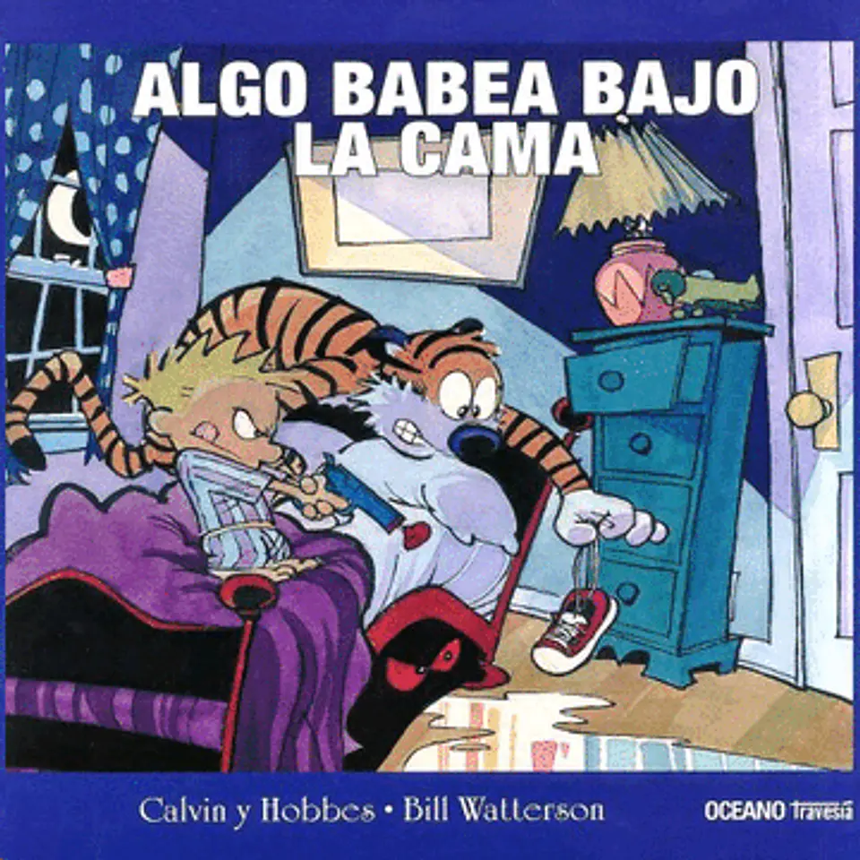 CALVIN Y HOBBES ALGO BABEA BAJO LA CAMA 1