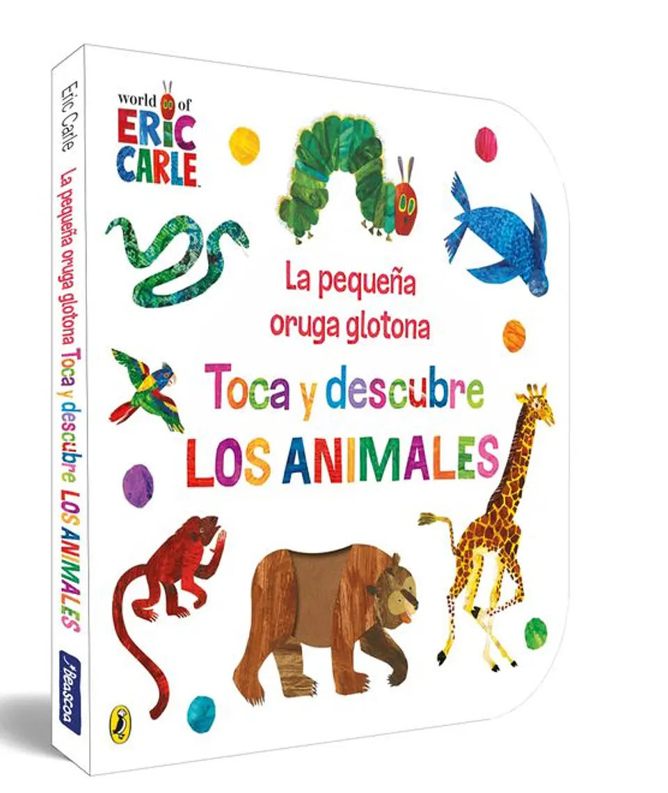 PEQUEÑA ORUGA GLOTONA TOCA Y DESCUBRE ANIMALES 1