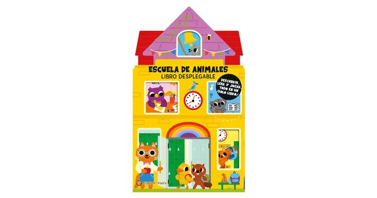 ESCUELA DE ANIMALES LIBRO DESPLEGABLE