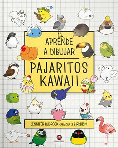 APRENDE A DIBUJAR  PAJARITOS KAWAI