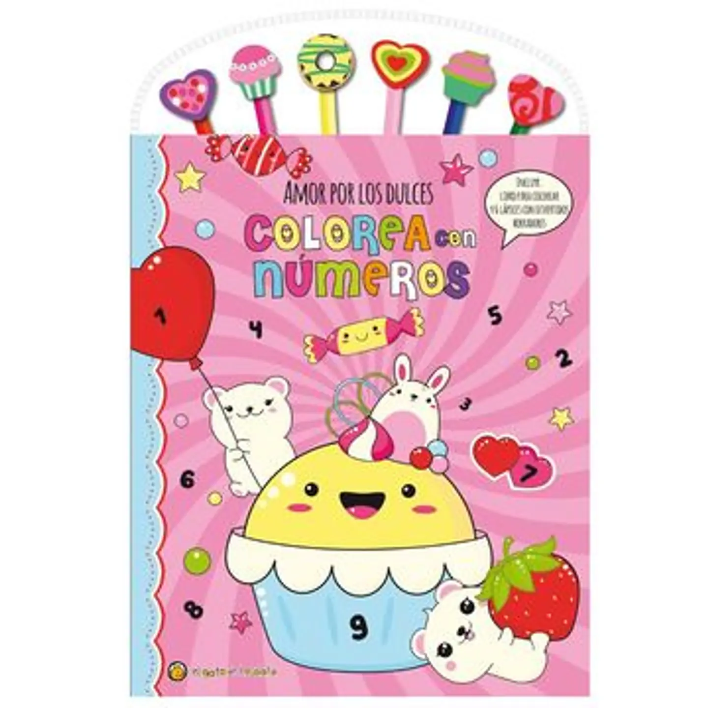 COLOREA CON NUMEROS AMOR POR LOS DULCES 1