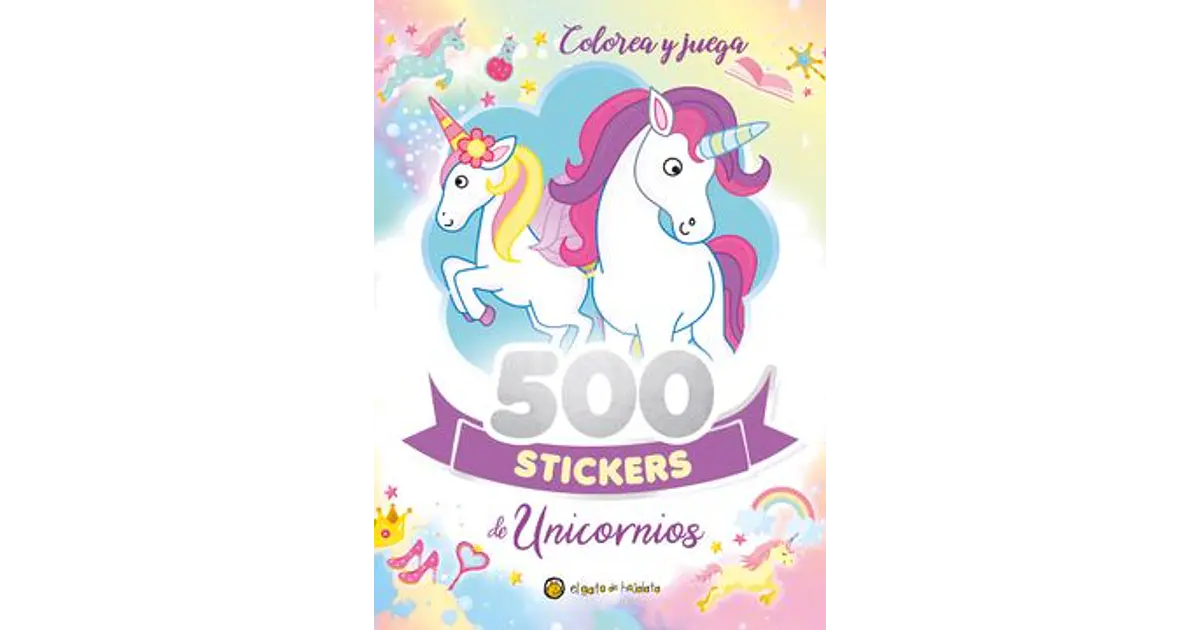 300 STICKERS DE UNICORNIOS