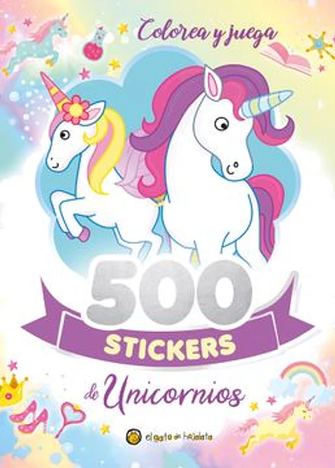 300 STICKERS DE UNICORNIOS