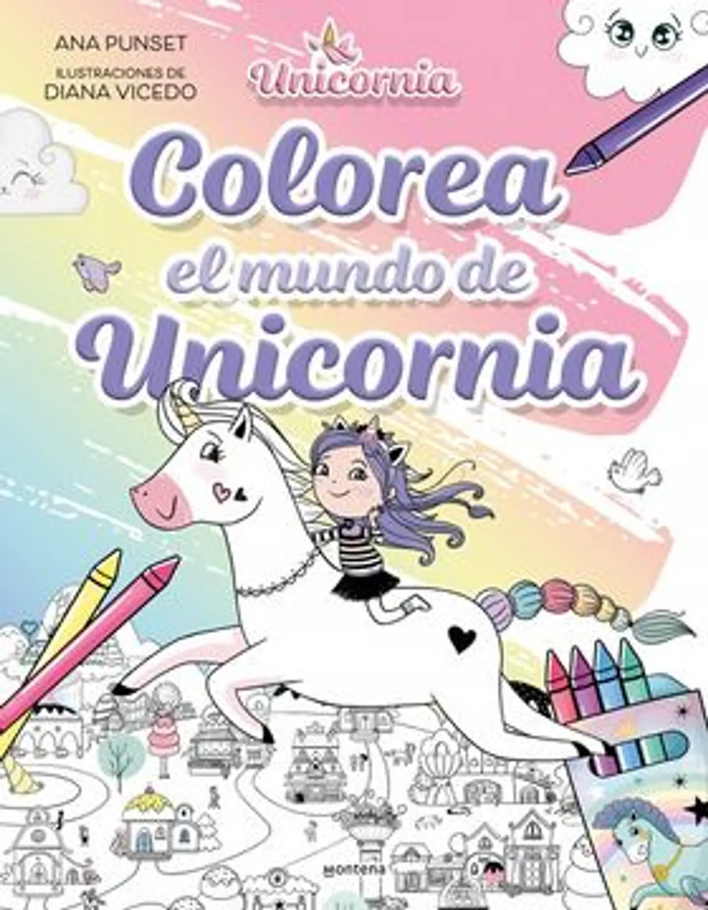 COLOREA EL MUNDO DE UNICORNIA 1