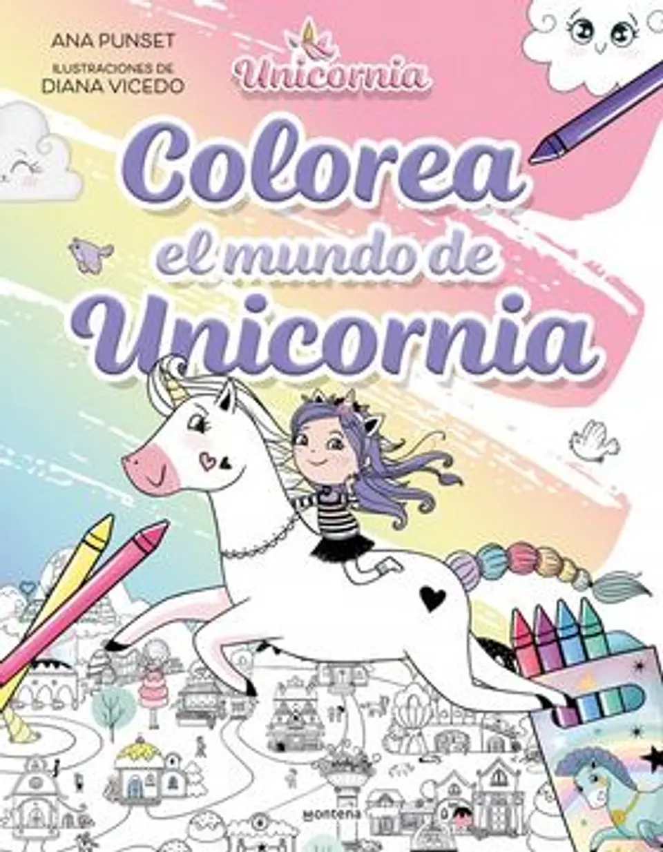 COLOREA EL MUNDO DE UNICORNIA 1
