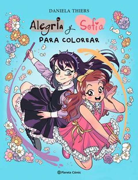 ALEGRIA Y SOFIA PARA COLOREAR