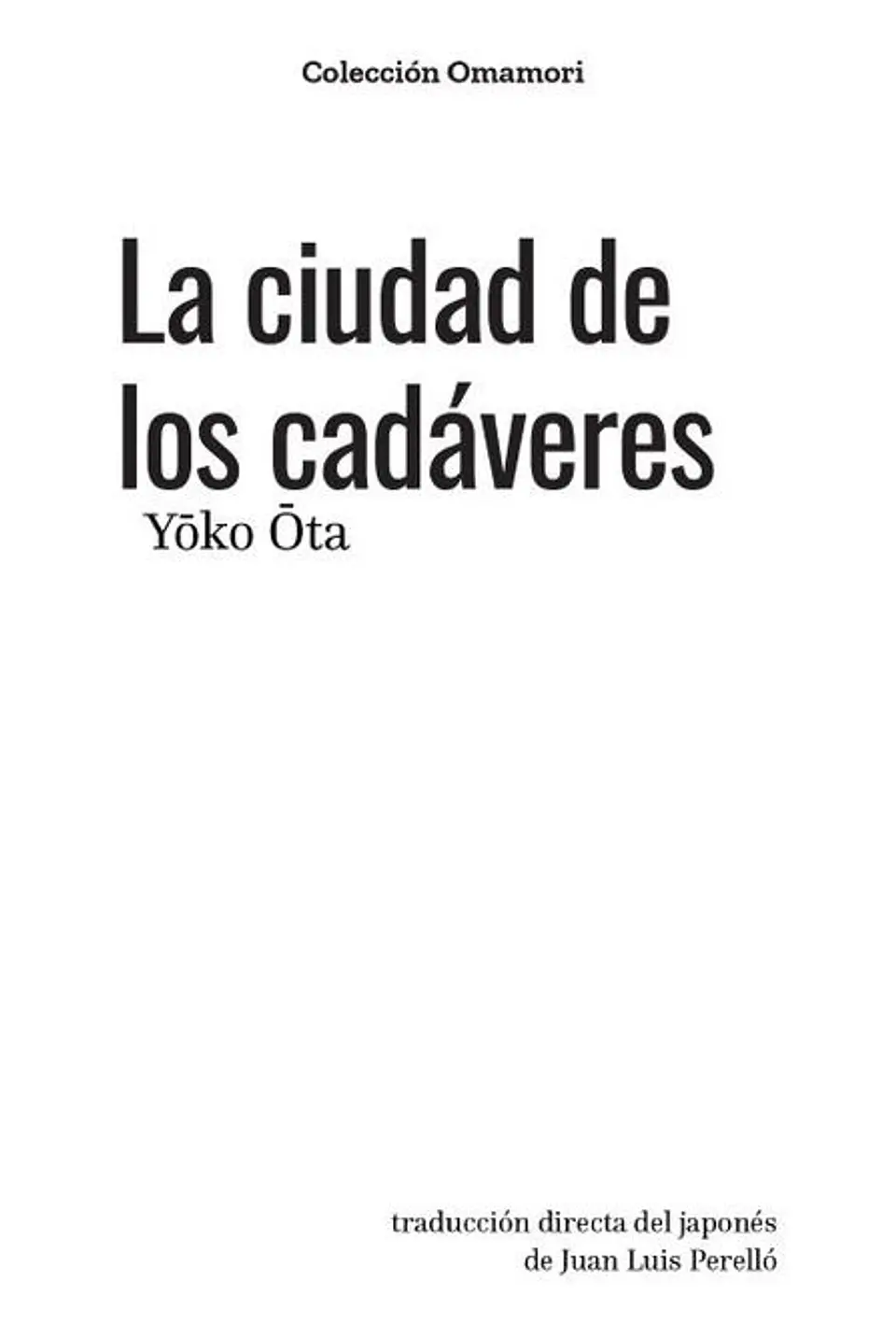 LA CIUDAD DE LOS CADAVERES 1