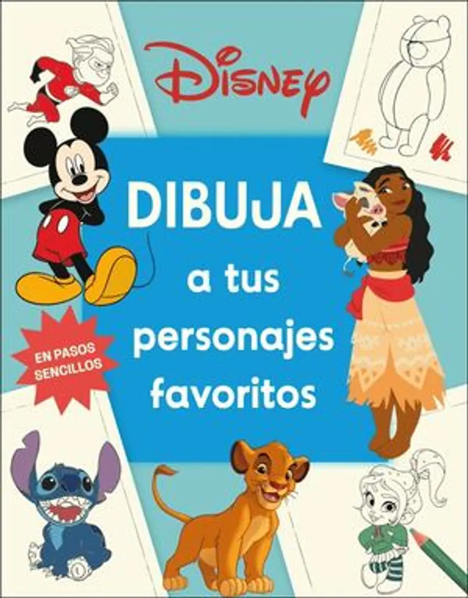 DISNEY DIBUJA A TUS PERSONAJES FAVORITO 1