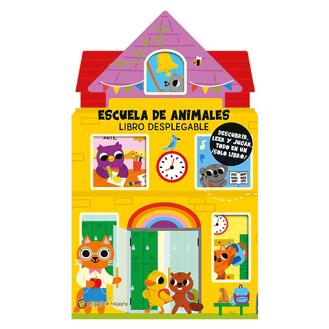 ESCUELA DE ANIMALES LIBRO DESPLEGABLE