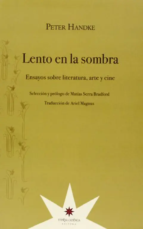 LENTO EN LA SOMBRA. ENSAYOS SOBRE LITERATURA ARTE Y CINE