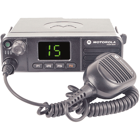 Móvil Motorola digital DGM8000e VHF, 32 canales, 136-174Mhz, 25W