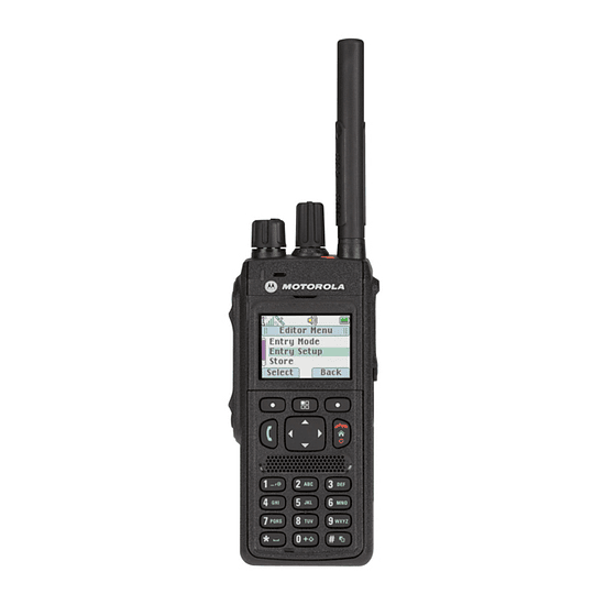 Portátil Motorola MTP3550 TETRA UHF