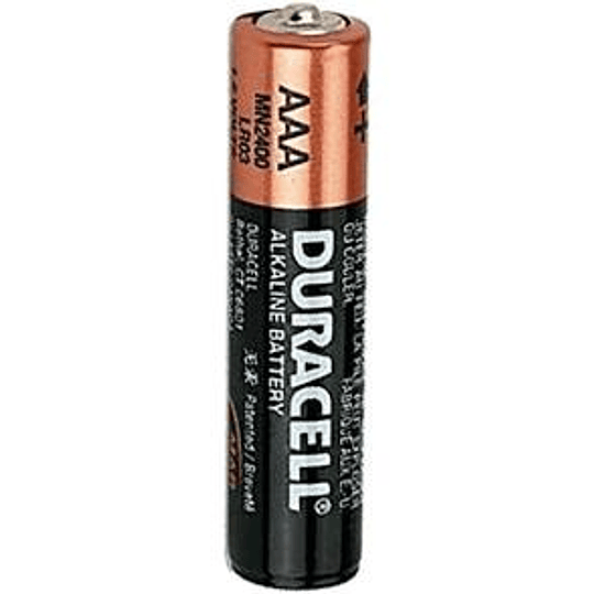 Pila alcalina AAA Duracell x1un