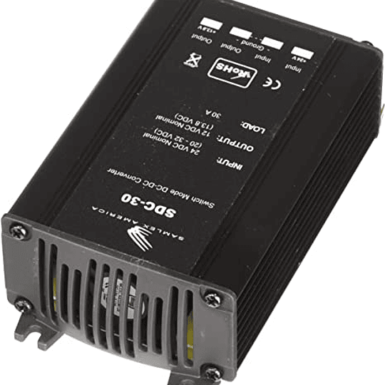 Conversor de voltaje Samlex SDC-30 de 24-12V 30 Amp