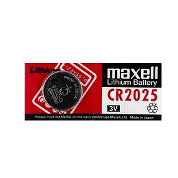 Bateria Lithium 3V. CR-2025 Maxell