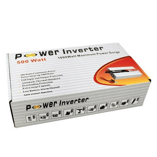 Inversor de voltaje 12V a 220V 500 W