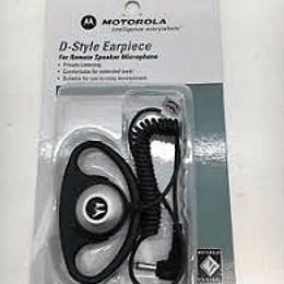 Auricular en forma D-Shell recepcion unicamente, para mic parlante (conector de 3,5 mm) FM / UL PMLN