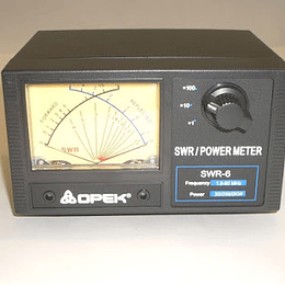 Wattmetro Opek medidor de Roe Mod.SWR-6L HF 1.6-60MHz