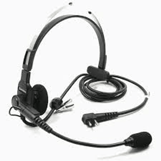 Diadema Motorola de peso liviano con micrófono, giratorio compatible con VOX interno