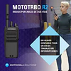 Portátil Motorola R2 Digital VHF 136-174 MHz UHF 450-527 MHz