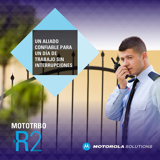 Portátil Motorola R2 Digital VHF 136-174 MHz UHF 450-527 MHz