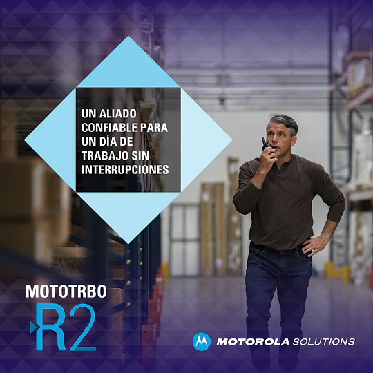 Portátil Motorola R2 Digital VHF 136-174 MHz UHF 450-527 MHz