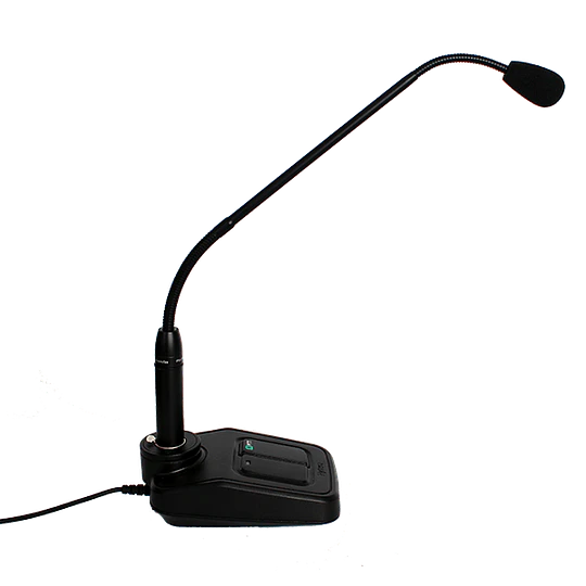 Micrófono de escritorrio Hytera tipo cuello ganso DWS-RS para PC