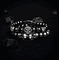 PULSERA PANTERA DOBLE ALL BALCK - Miniatura 2