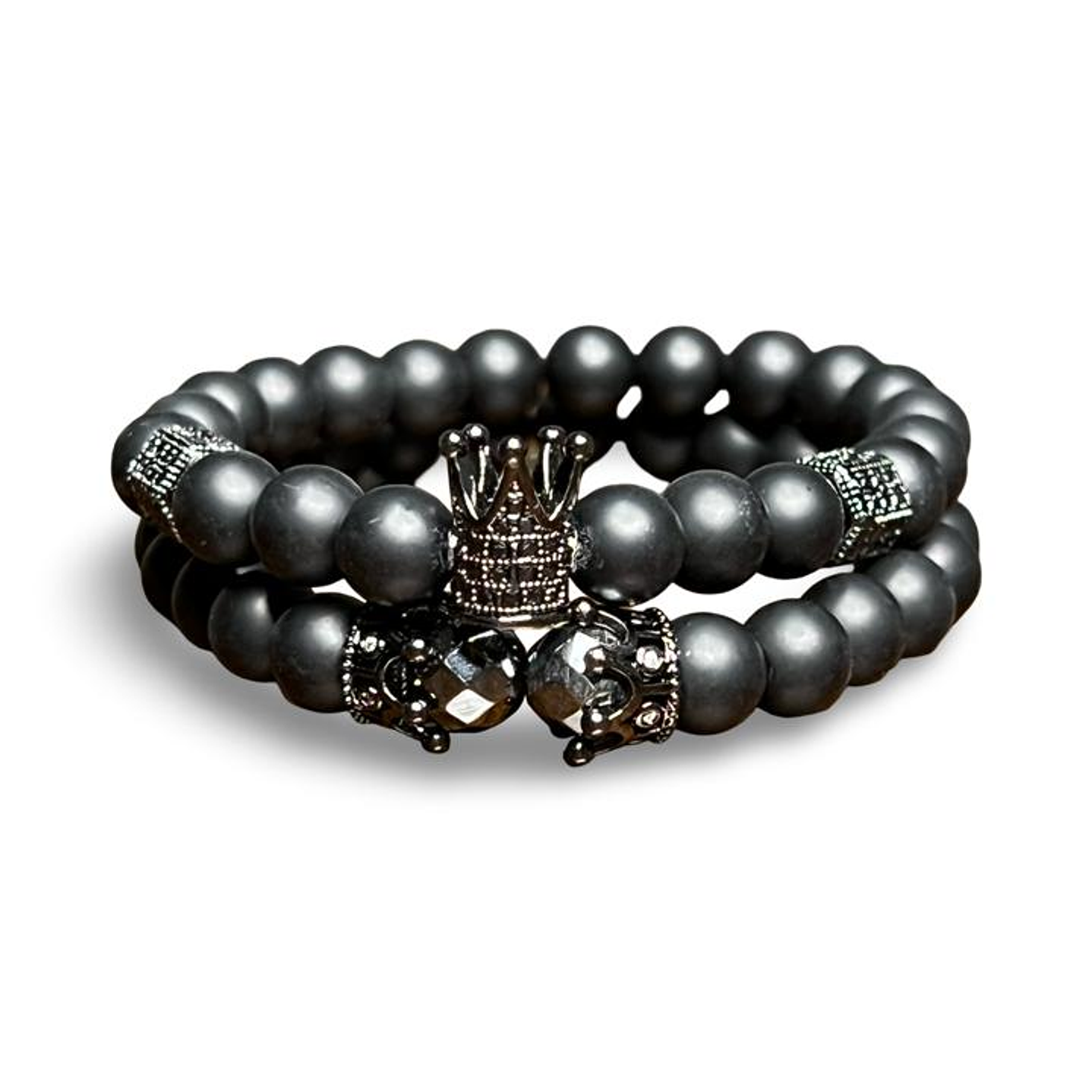 PULSERA KING DOBLE ALL BLACK 1