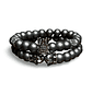 PULSERA KING DOBLE ALL BLACK - Miniatura 1