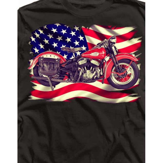 Moto Flag Usa