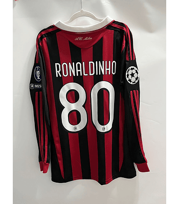Ronaldinho 80 - Ac Milan 2009/2010 Home Champions League