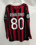 Ronaldinho 80 - Ac Milan 2009/2010 Home Champions League