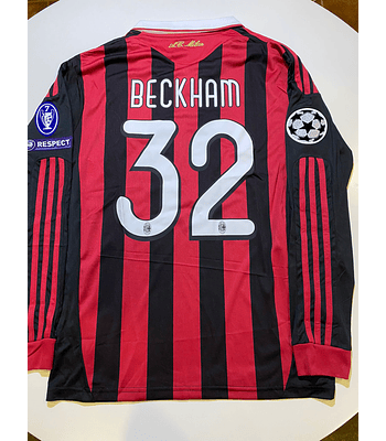 Beckham 32 - Ac Milan 2009/2010 Home Champions League