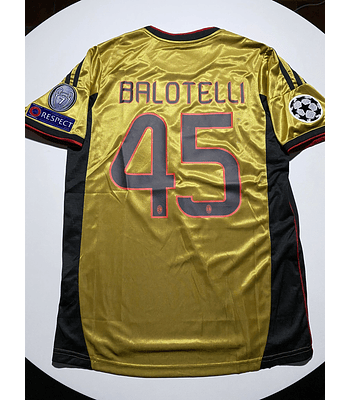 Balotelli 45 - Ac Milan 2013/2014 Third Kit Champions League  