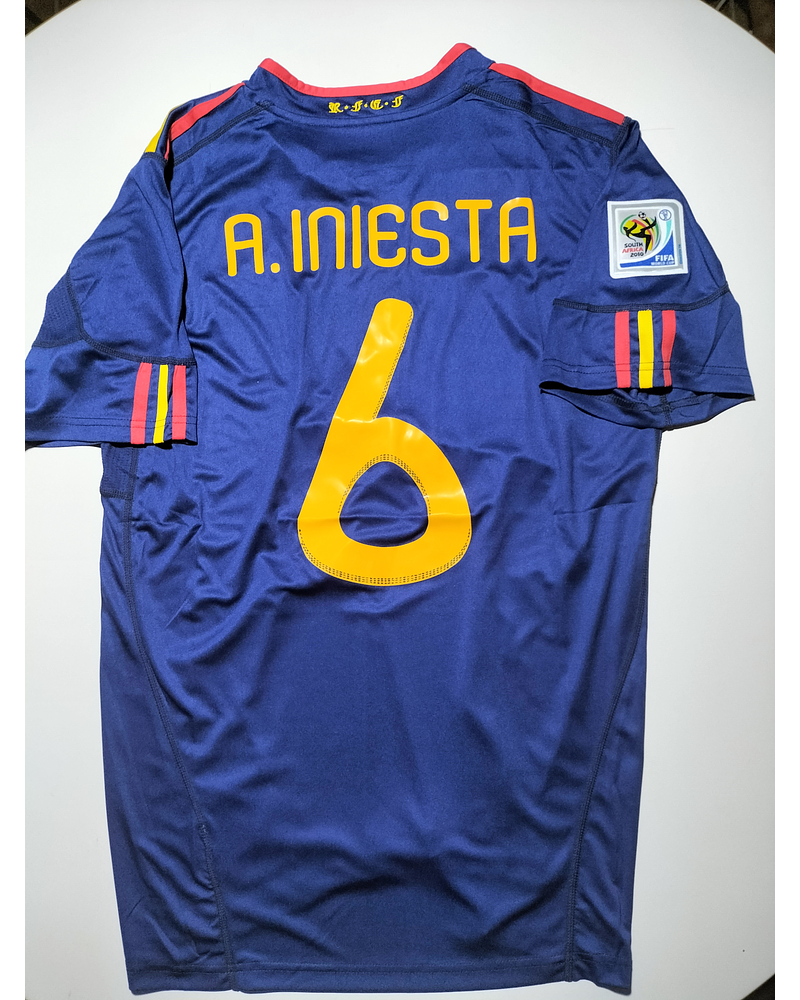 Iniesta 8 - Spain Away 2010 World Cup Final