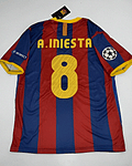 Iniesta 8 - Barcelona Home 2010/11 Champions League